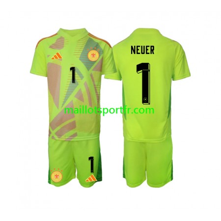 Maillot de Foot Allemagne Manuel Neuer 1 Gardien Enfant Exterieur UEFA Euro 2024